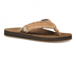 Sanuk Fraid Not St Miesten Sandaalit Khaki | 37405MHIL