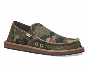 Sanuk Sidewalk Surfer Woodland Miesten Sidewalk Surfers Camo | 32459TZXI