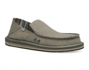 Sanuk Vagabond St Hemp Earth Miesten Sidewalk Surfers Earth | 35146SUHC