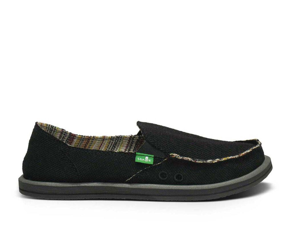 Sanuk Donna Hemp Naisten Kengät Mustat | 45261XPDS