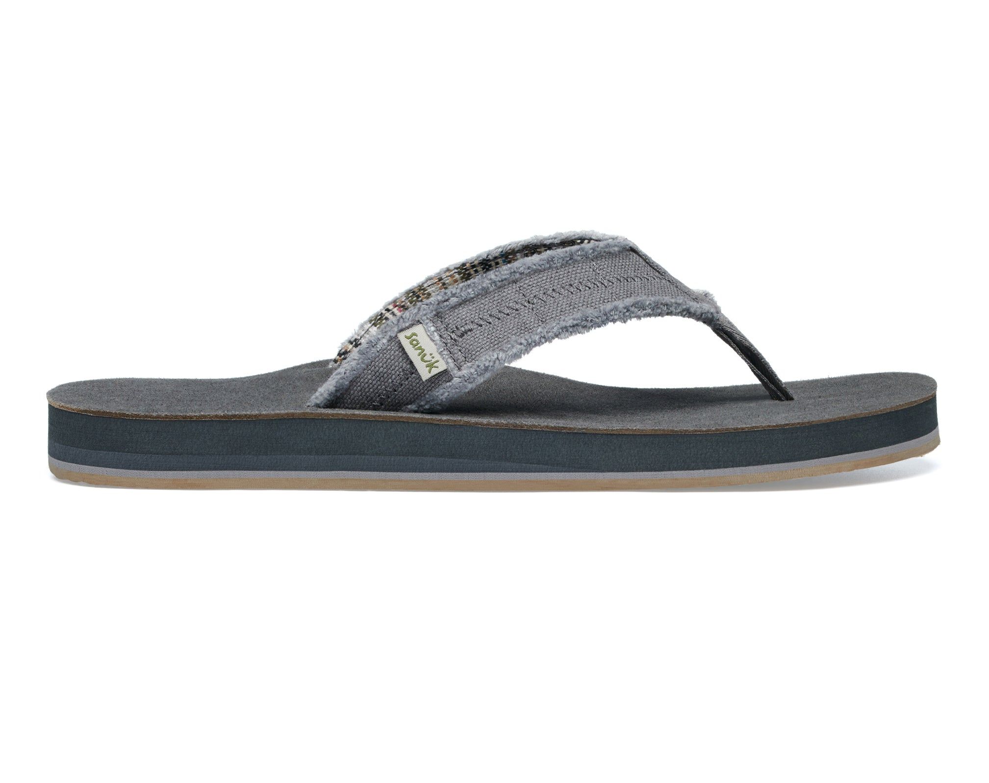 Sanuk Fraid Not St Charcoal Miesten Sandaalit Harmaat | 76351NGFW