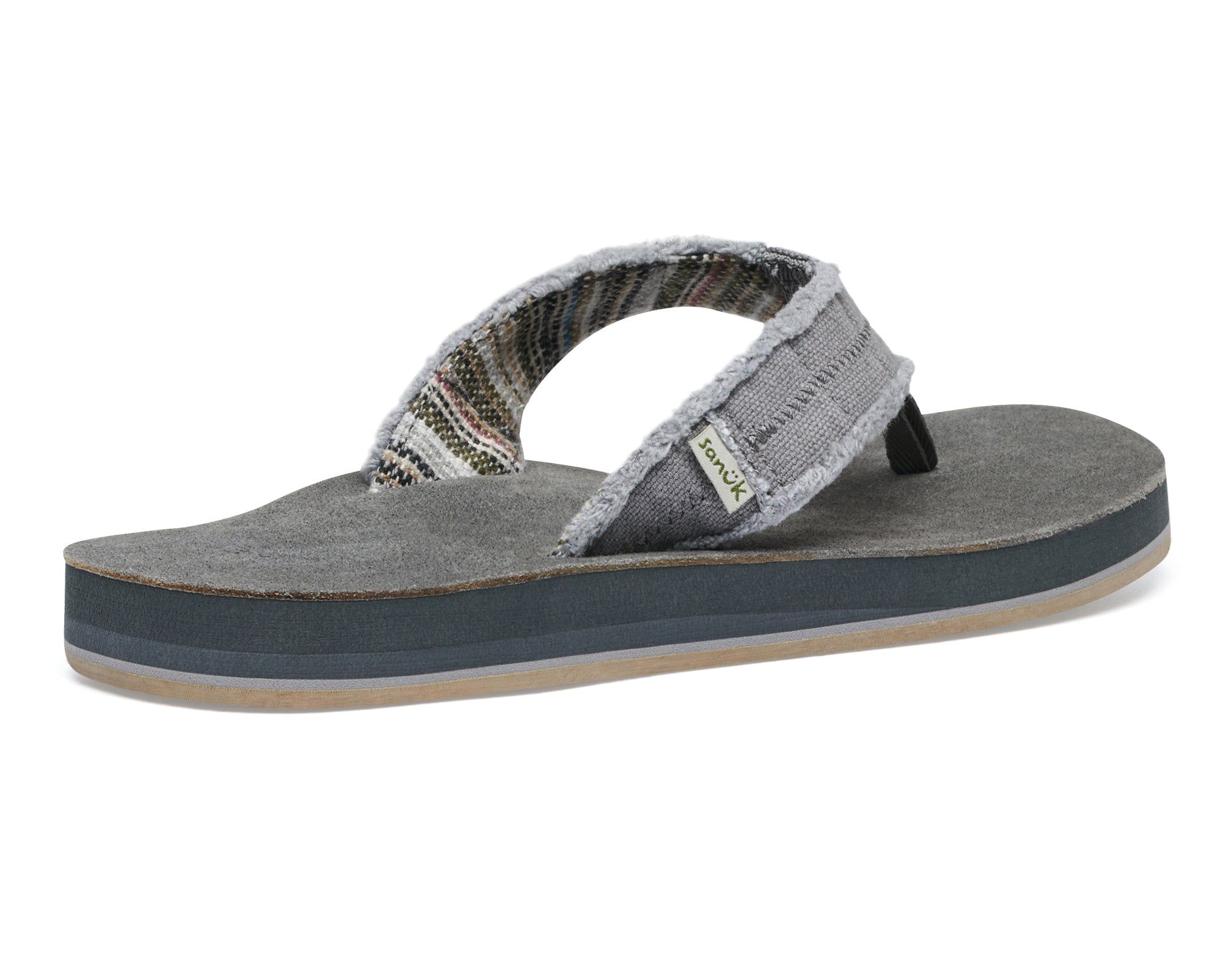 Sanuk Fraid Not St Charcoal Miesten Sandaalit Harmaat | 76351NGFW