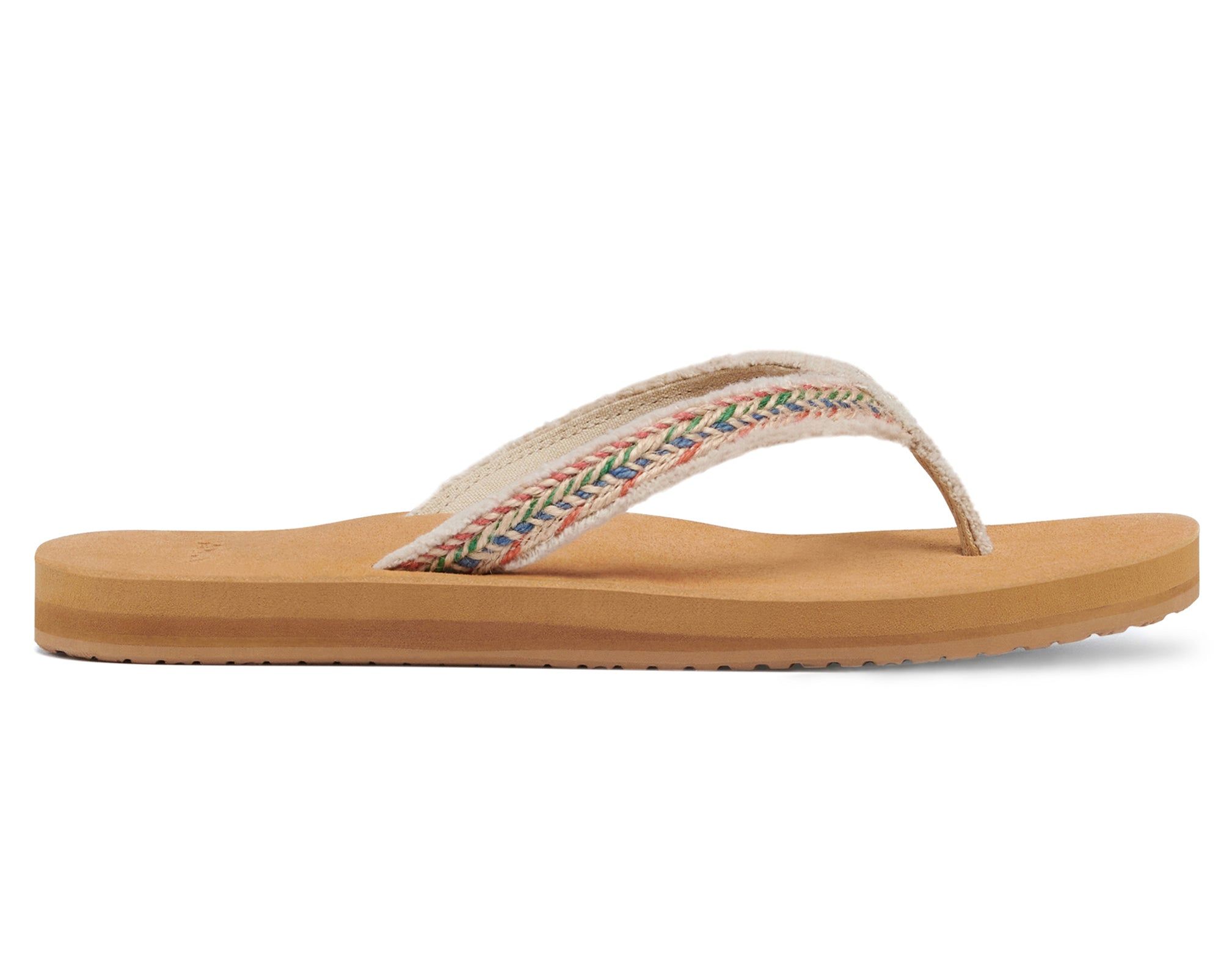 Sanuk Fraidy Jute Natural Naisten Sandaalit Beige Monivärinen | 84369MQLA