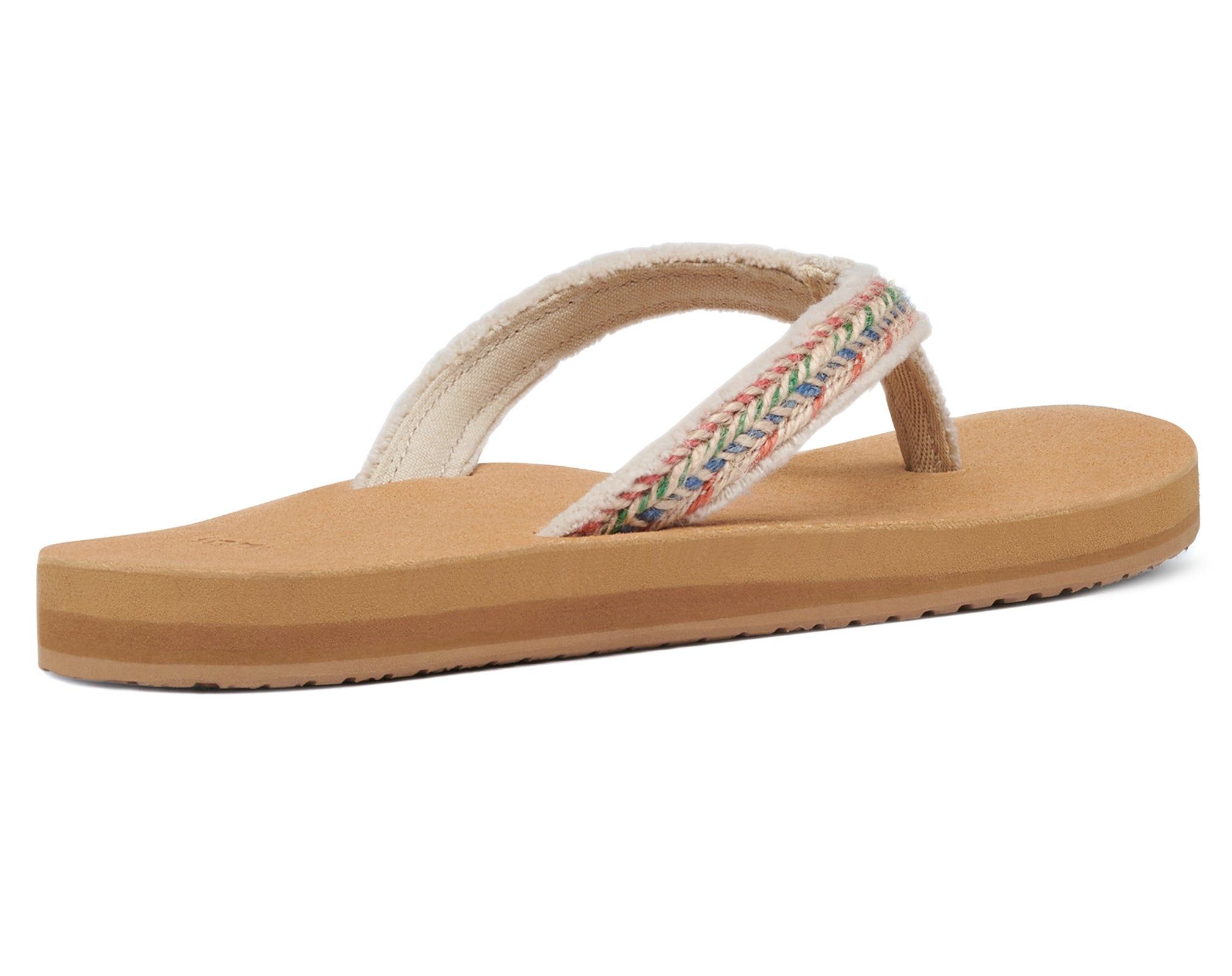 Sanuk Fraidy Jute Natural Naisten Sandaalit Beige Monivärinen | 84369MQLA