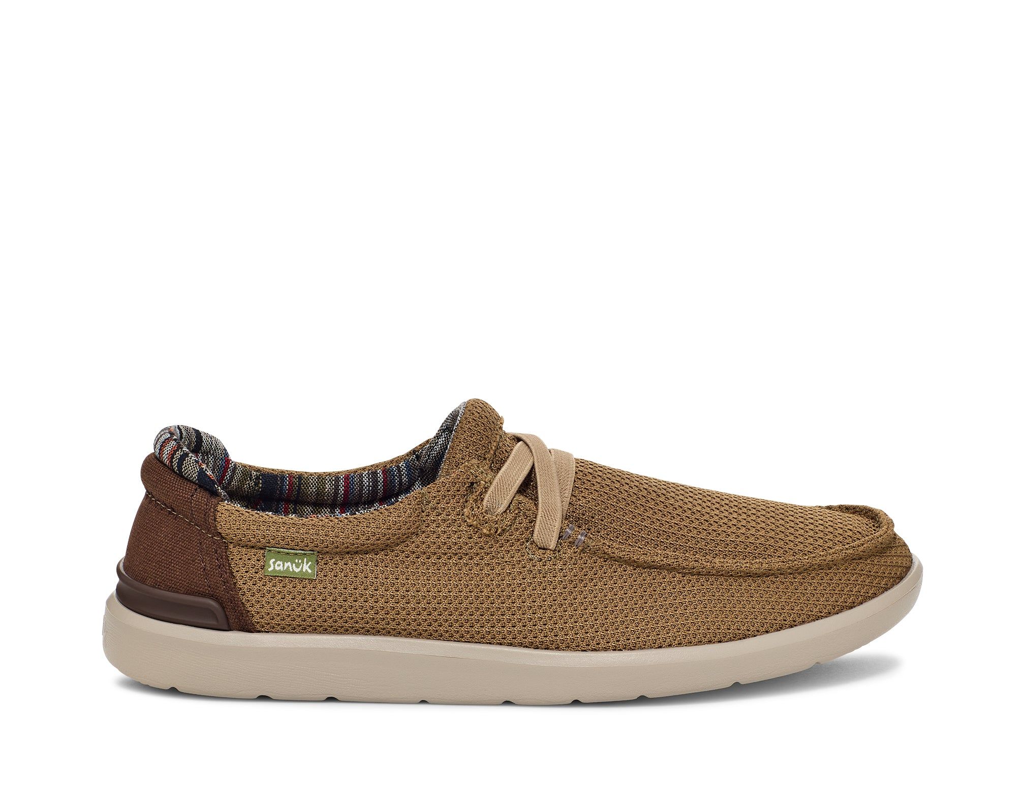 Sanuk Shaka Lite 2 Knit Miesten Kengät Khaki | 16597LVNU