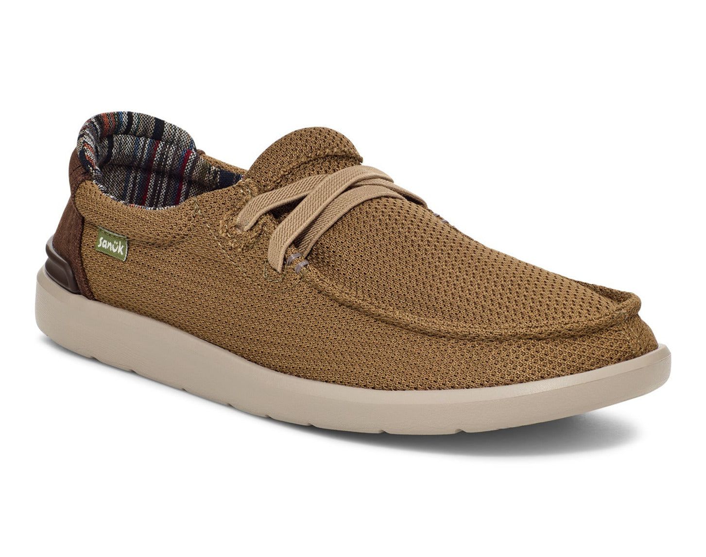 Sanuk Shaka Lite 2 Knit Miesten Kengät Khaki | 16597LVNU