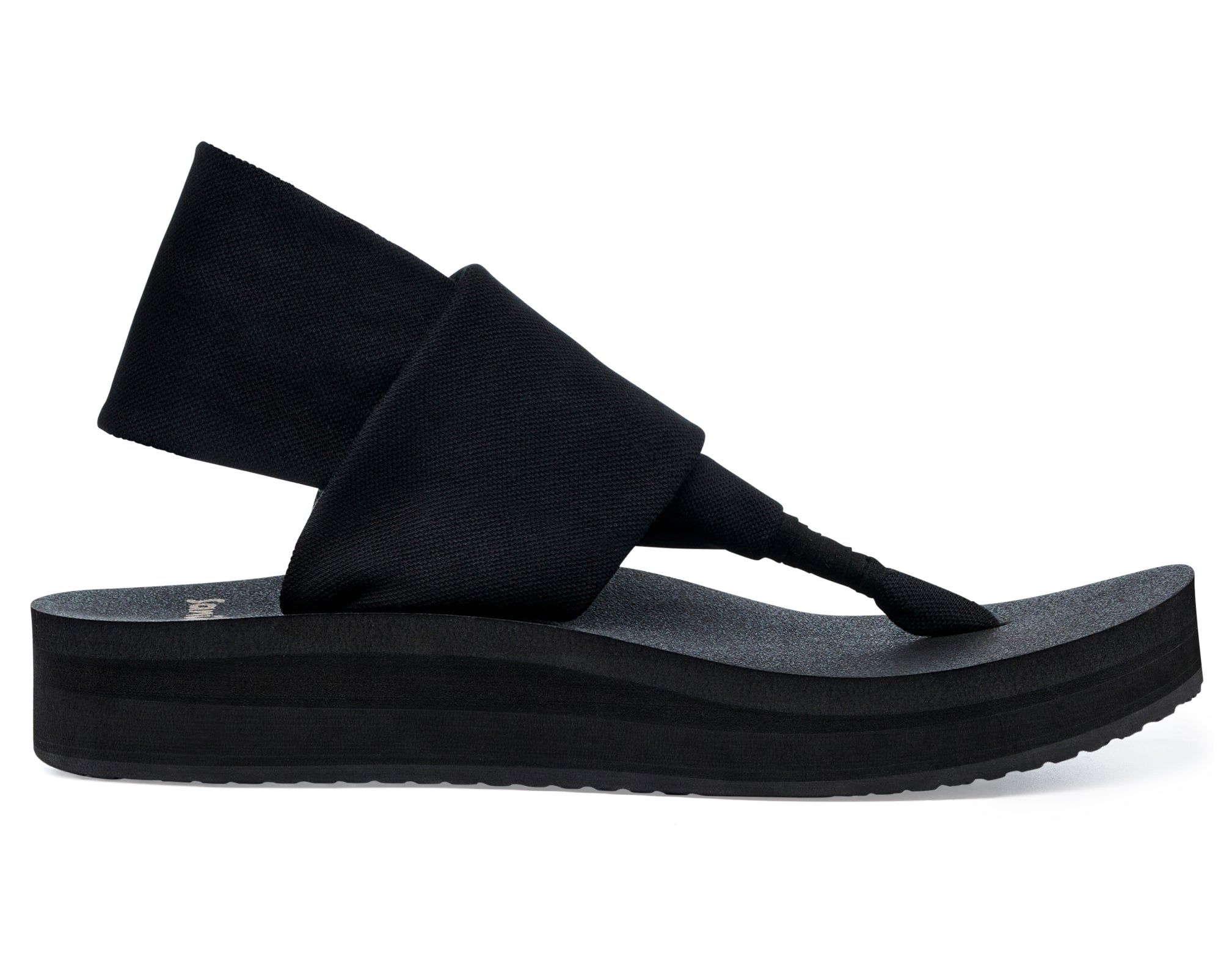 Sanuk Sling St Midform Naisten Sandaalit Mustat | 27083CHBV