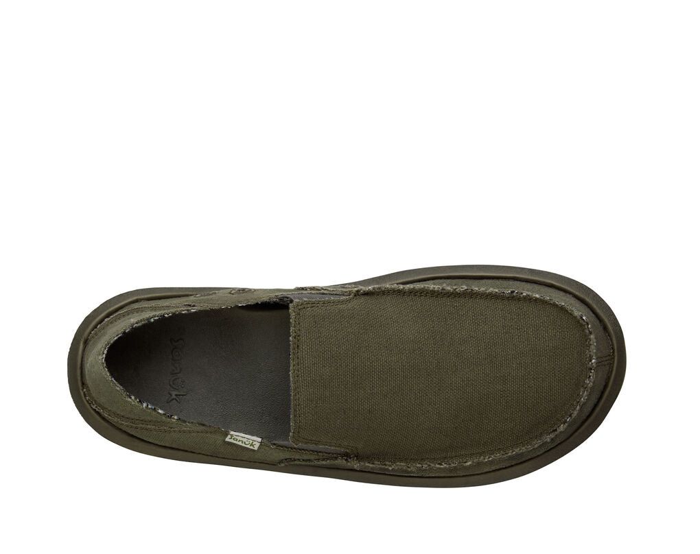 Sanuk Vagabond St Hemp Army Miesten Kengät Army | 58174OPGU