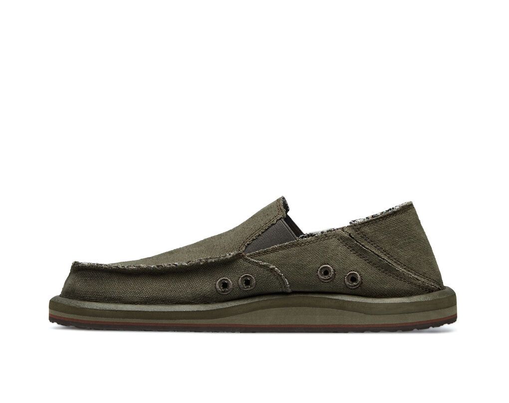 Sanuk Vagabond St Hemp Army Miesten Kengät Army | 58174OPGU