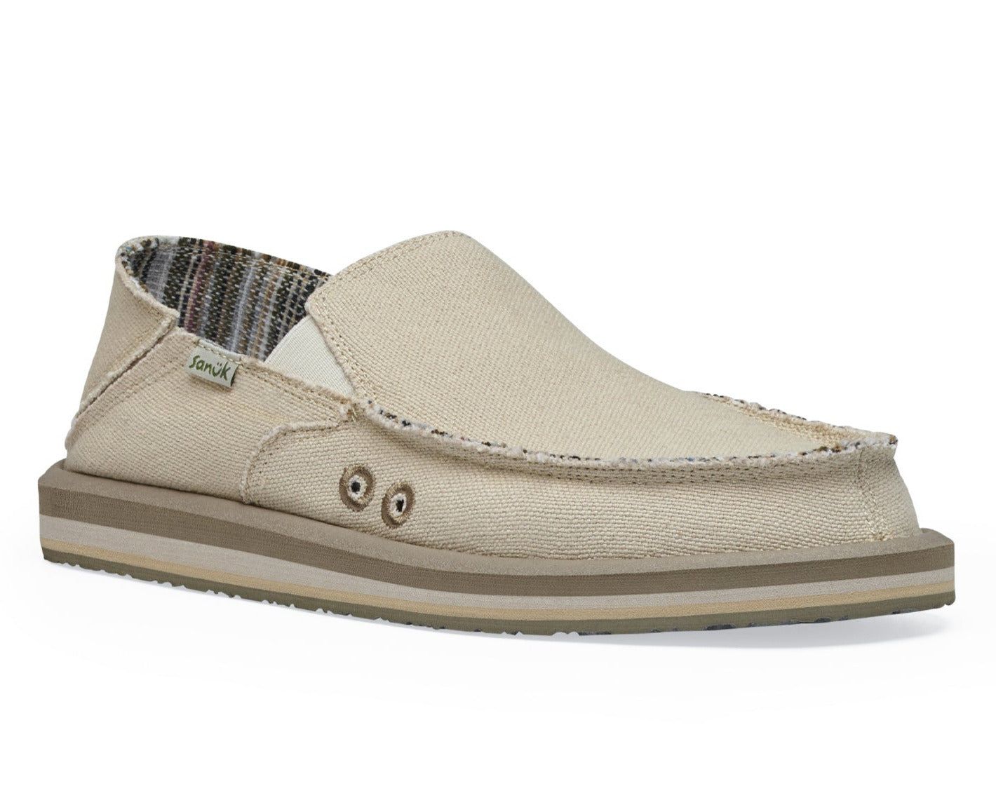 Sanuk Vagabond St Hemp Natural Miesten Kengät Beige | 15328PWBG